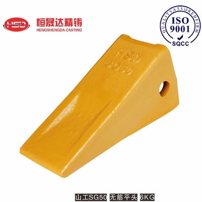 SG50 Graafmachine Bucket Teeth Lightweight Design Alloy Steel Flat