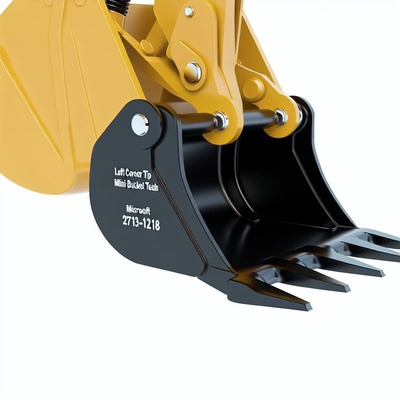 Links Hoek Tip graafmachine mini emmer tanden 2713-1218 voor prestatie efficiëntie
